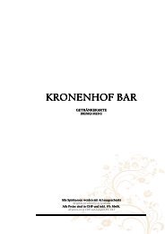 Kronenhof Bar Getränkekarte (PDF 30 KB) - Grand Hotel Kronenhof