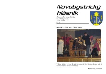 Novobystrický hlásnik