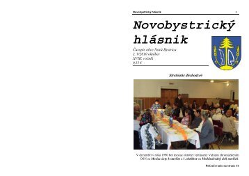 Novobystrický hlásnik