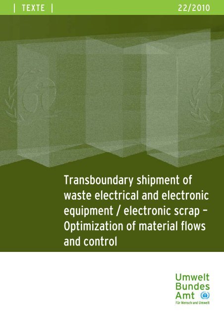 Transboundary shipment of waste electrical and ... - Basel Convention