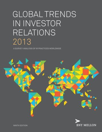 GLOBAL TRENDS IN INVESTOR RELATIONS 2013