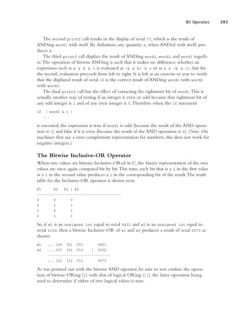 Programming in C