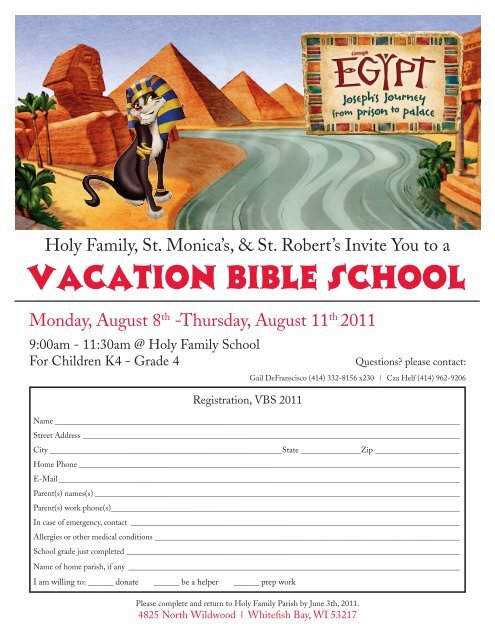 Vacation BiblE School