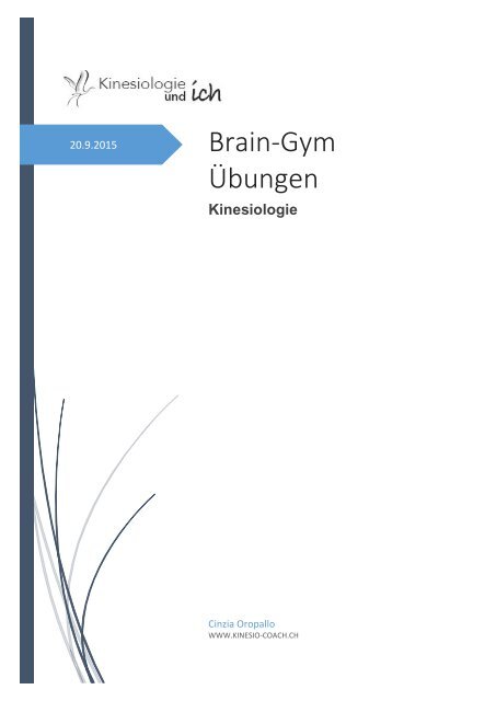 Braingym Übungen