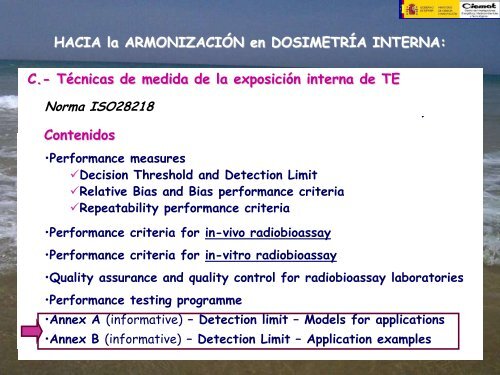 ARMONIZACIÓN EN DOSIMETRÍA INTERNA OCUPACIONAL