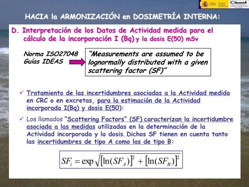 ARMONIZACIÓN EN DOSIMETRÍA INTERNA OCUPACIONAL