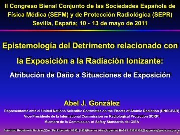 la Exposición a la Radiación Ionizante