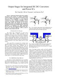 Output Stages for Integrated DC-DC Converters and Power ICs