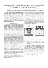 FOM (Figure of Merit) Analysis for Low Voltage Power MOSFETs in DC-DC Converter