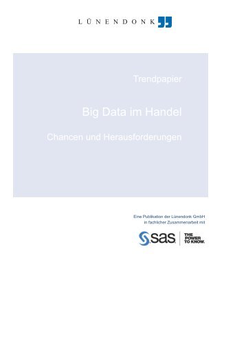 Big Data im Handel - Lünendonk-Shop