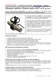 rotork Italia Attuatori elettrici Rotork serie AWT e A Syncroset