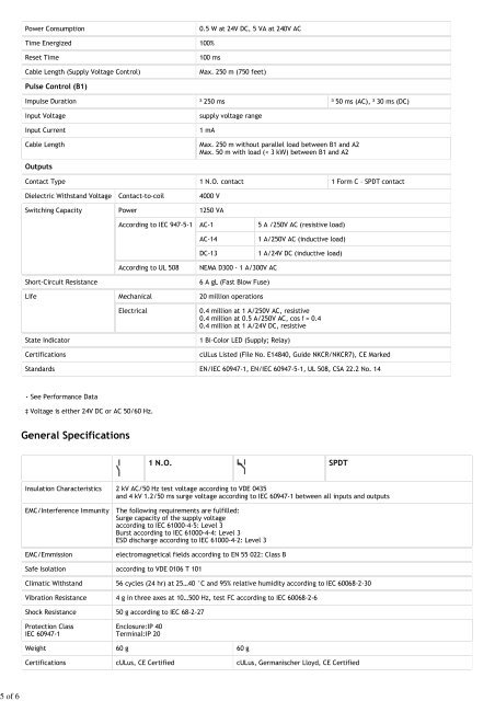 Industrial Control - Bulletin 700-FE Economy Timing Relay