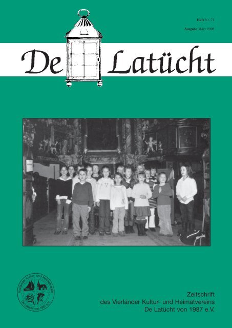 Zeitschrift des Vierländer Kultur- und Heimatvereins De Latücht von 1987 e.V