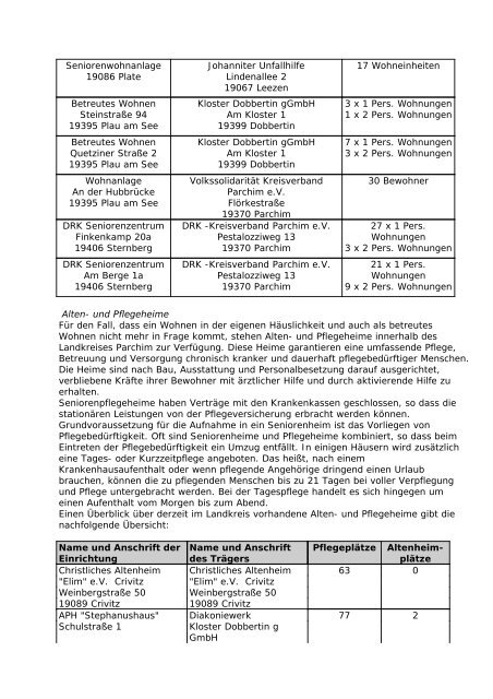 Familienwegweiser Parchim - Lokales Bündnis für Familie ...