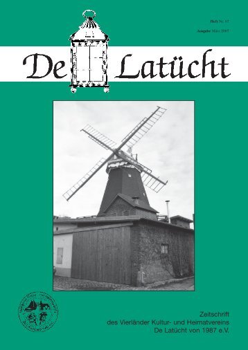 des Vierländer Kultur- und Heimatvereins De Latücht von 1987 e.V