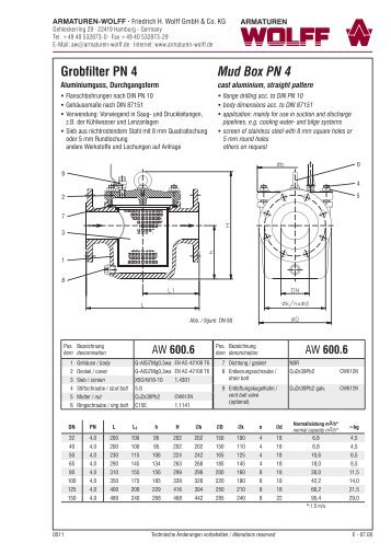 Grobfilter PN 4 Mud Box PN 4