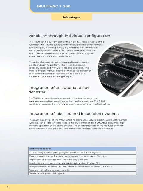 T 300 Tray sealer