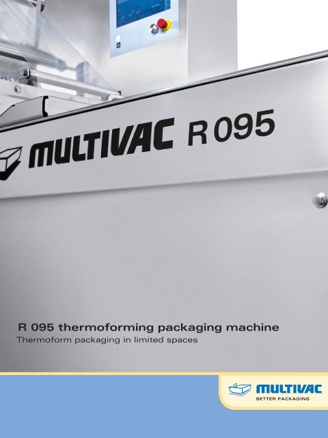 R 095 thermoforming packaging machine