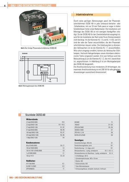 Phasenabschnittdimmer DI200 AB - TecHome.de