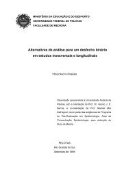 Alternativas de anÃ¡lise para um desfecho binÃ¡rio em estudos ...