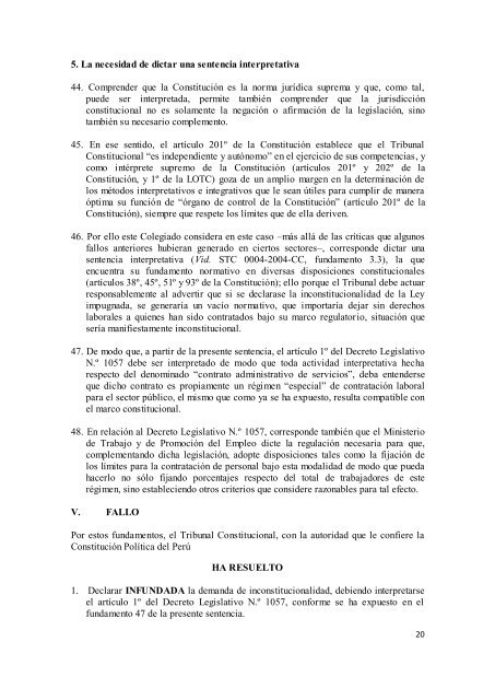 contrato administrativo de servicios (cas) - Derecho y Cambio Social