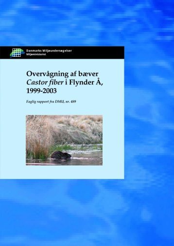 Overvågning af bæver Castor fiber i Flynder Å, 1999-2003