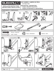 Legacy Splash Guard Kit Legacy Ensemble du Garde-Boue J101SAJ100