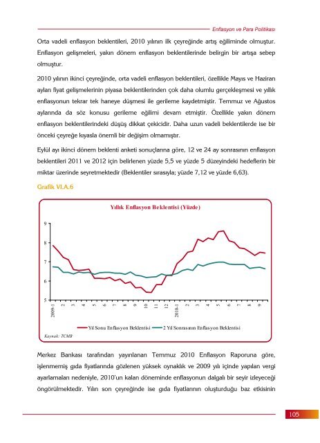 YILLIK EKONOMİK RAPOR 2010