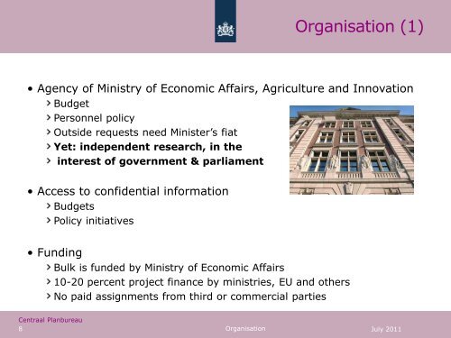 CPB Netherlands Bureau for Economic Policy Analysis