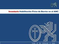 Inventario Habilitación Física de Barrios en el AMC