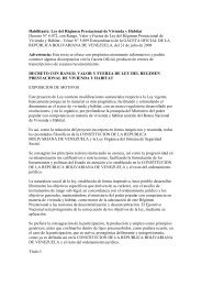 Ley del Régimen Prestacional de Vivienda y Hábitat - Home Page ...