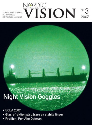 Night Vision Goggles - Sveriges Kontaktlinsförening