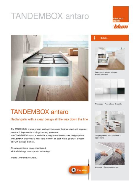 TANDEMBOX antaro