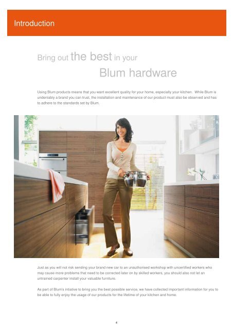 Blum hardware in your home