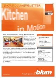 SHOWROOM NEWSLETTER