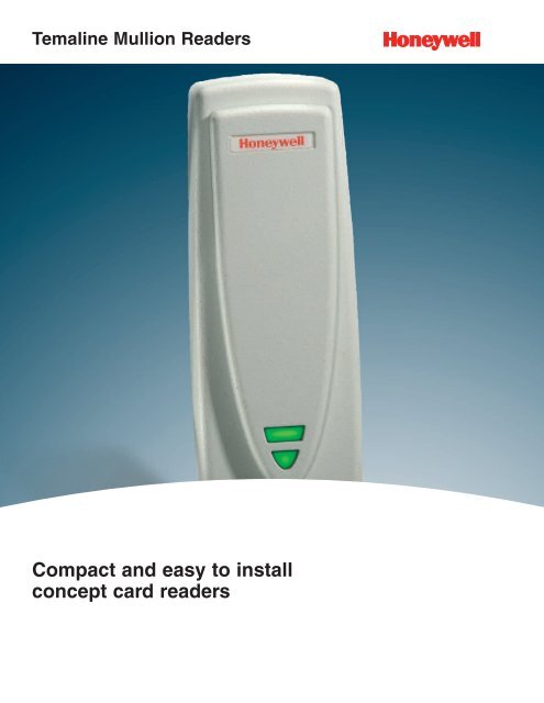 Compact and easy to install concept card readers