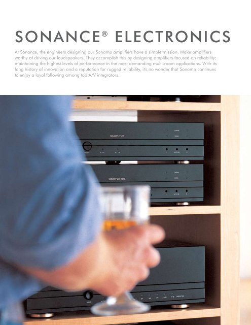 SONANCE PRODUCTS