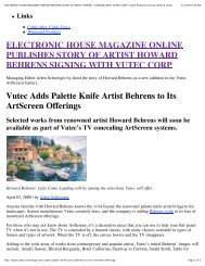 Electronic House Magazine Online - Digital Sales Group