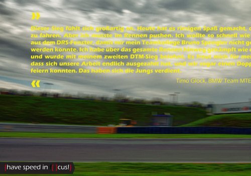 {have speed in f[ ]cus!} DTM 07 Oschersleben - Race 13 & 14