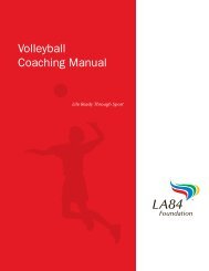 Volleyball Coaching Manual - LA84 Foundation