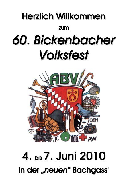 60. Bickenbacher Volksfest - Babbelstubb