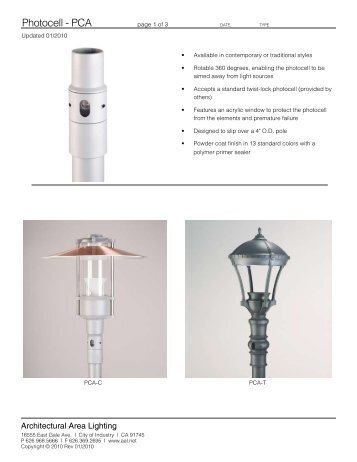 Photocell - PCA