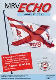 20. August, 18:00 Uhr - Mainzer Ruder-Verein e.V.