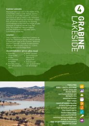 Grabine Lakeside brochure - State Parks