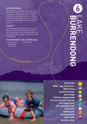 Lake Burrendong brochure - State Parks