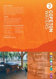 Copeton Waters brochure - State Parks