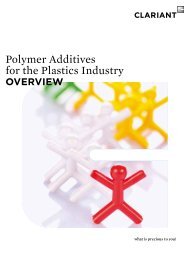 Polymer Additives for the Plastics Industry