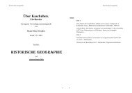 Historische Geographie - Studienstelle Ostdeutsche Genealogie