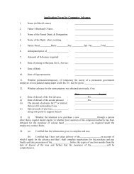 Application Form for Computer Advance 7. Amount of ... - Panchkula