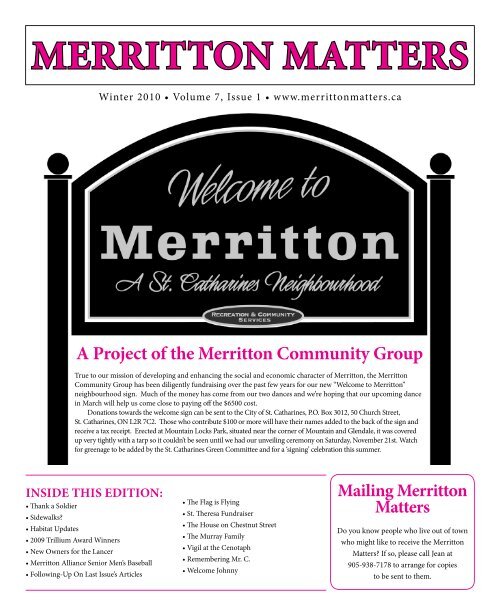 MERRITTON MATTERS